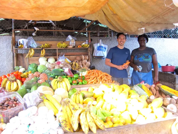 Jamaica market vendor